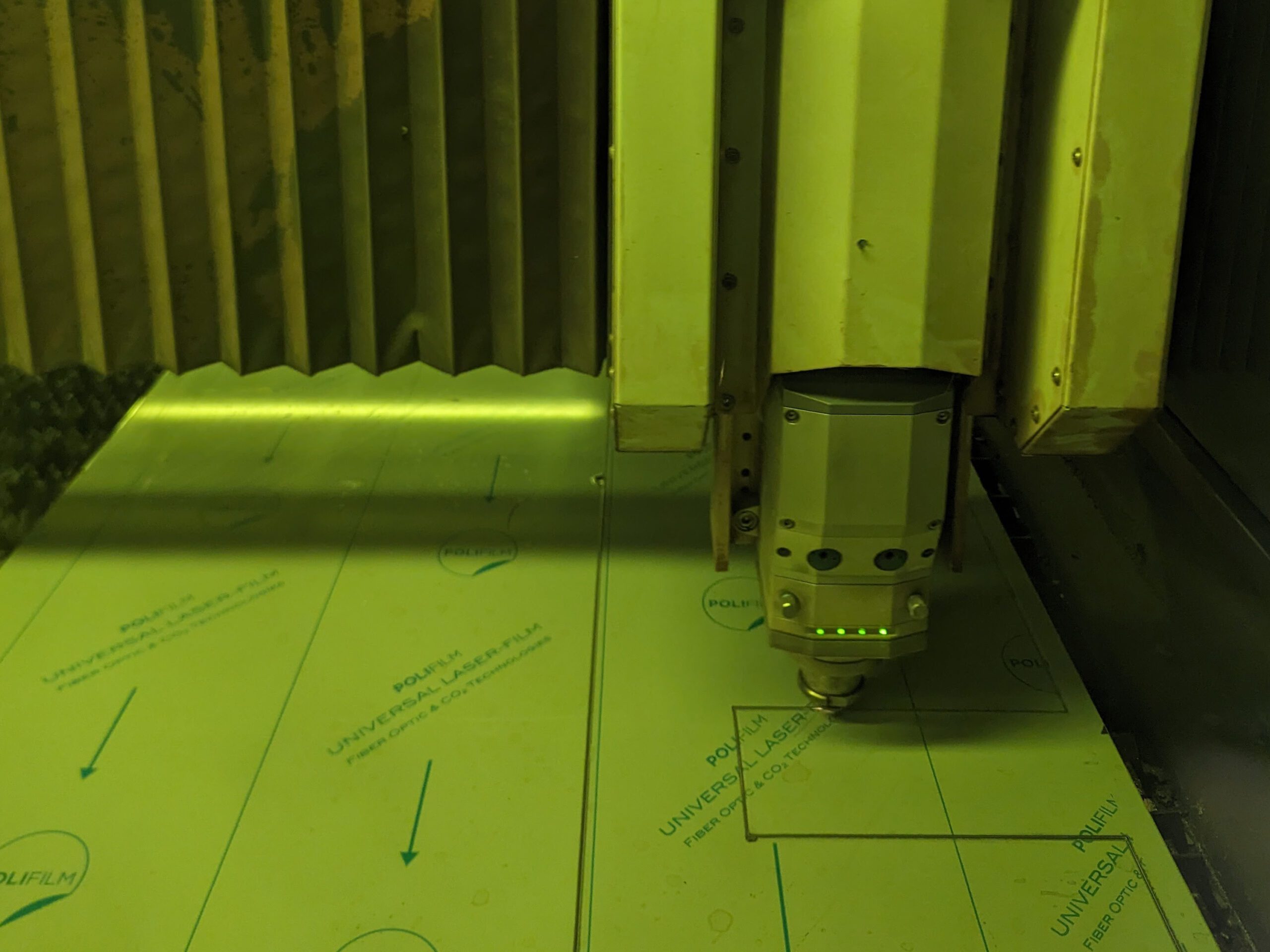 Kimla 8kW Fibre Laser cutter in leeds at PC Fabrications 12